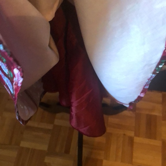 1861 vintage looking long floral print skirt size small - Picture 6 of 10